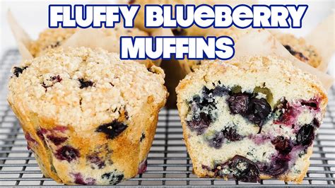 The Best Homemade Fresh Blueberry Muffins Recipe Youtube