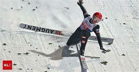 Sv Adler Als Akrobat Manuel Fettner Der Springer Auf Nur Einem Ski