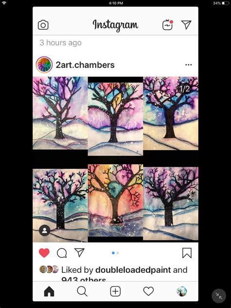 Pin by Tara on 2nd & 3rd Grade Art Lesson ideas | Winter art projects ...