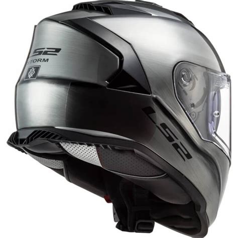 Ls Ff Storm Jeans Gloss Titanium Full Face Helmet Custom Elements