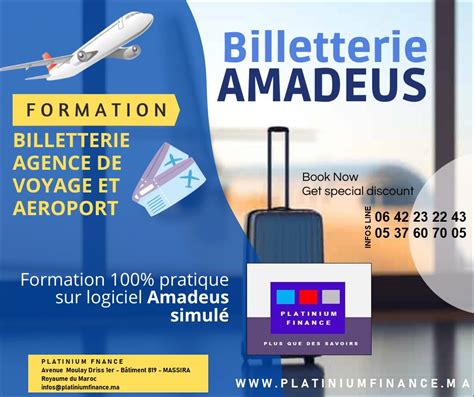 FORMATION PRATIQUE PLATEFORM AMADEUS Formations Au Maroc Mouhim Ma