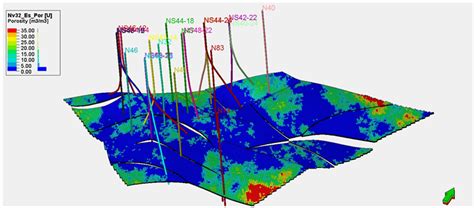 Application Of 3d Reservoir Geological Model On Es1 Formation Block