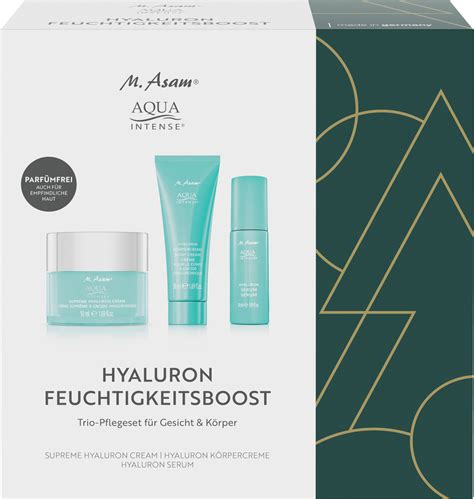 M Asam Geschenkset Aqua Intense Hyaluron Feuchtigkeitsboost 3tlg 1 St Dauerhaft Günstig Online