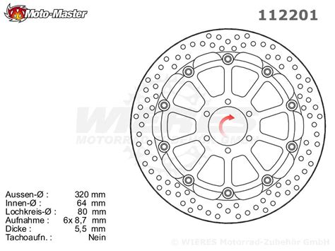 Moto Master Halo Series Racing 5 5mm Vorne Bremsscheiben Neu 2009 2018