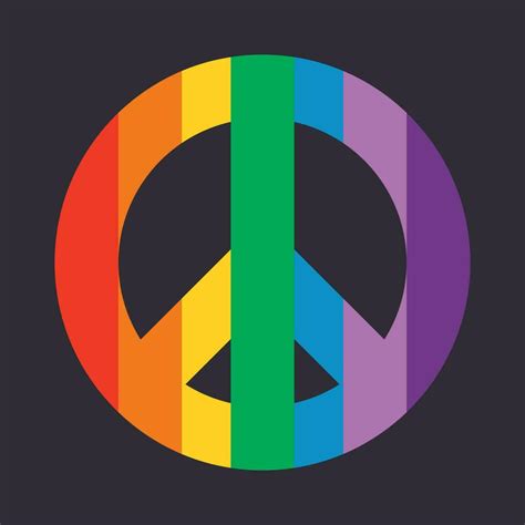 Colorful symbol of peace 26176573 Vector Art at Vecteezy