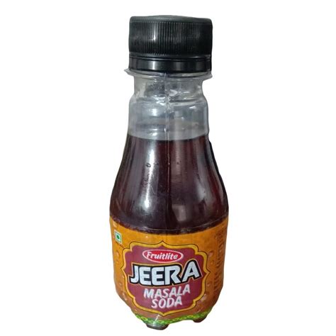 Soft Drink Black Fruitlite Jeera Masala Soda Packaging Size 150ml