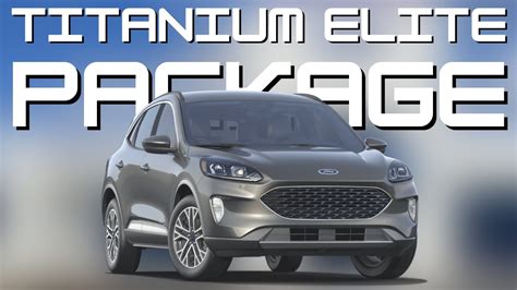 2021 Ford Escape With Titanium Elite Package Youtube