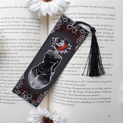 Moon Head Nude Woman X Bookmark Bookmark Etsy