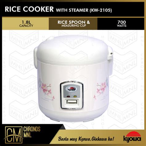 Chronos Kyowa Kw Rice Cooker L Capacity White Lazada Ph