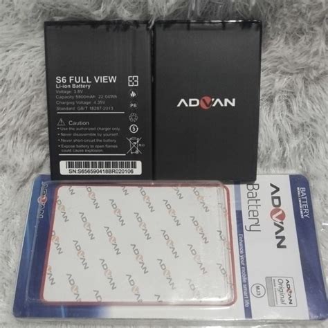 Jual Baterai Advan Vandroid S S Full View I D Original Shopee