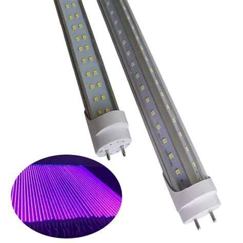 Integrated V Shaped UV LED Led Black Light Bar In Purple Pink T8 UVA