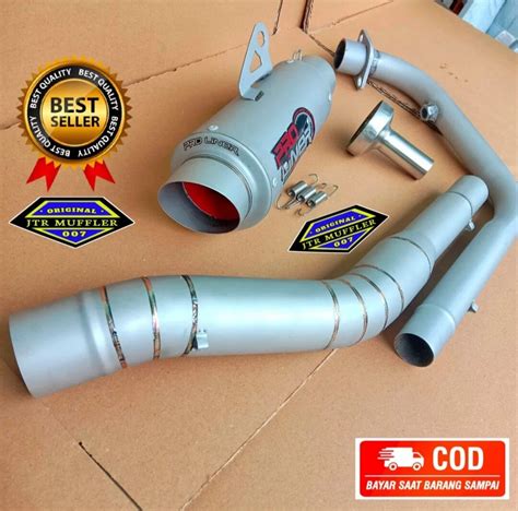 Kenalpot Racing Proliner Tr Shrot Free Peredam Suara Vixion New Cbr