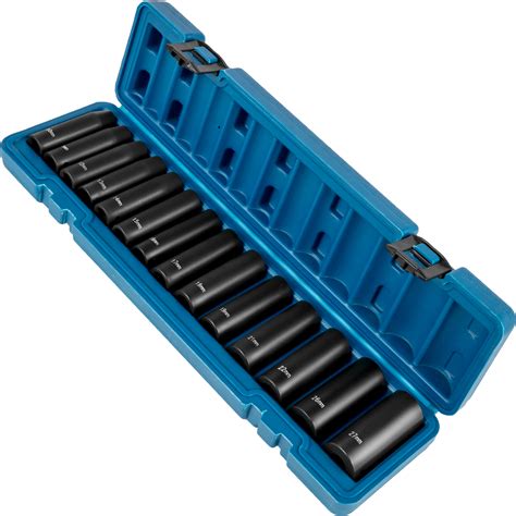 Vevor Impact Socket Set Inch Piece Impact Sockets Deep Socket