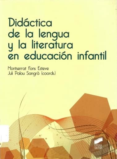 Did Ctica De La Lengua Y La Literatura En Educaci N Infantil