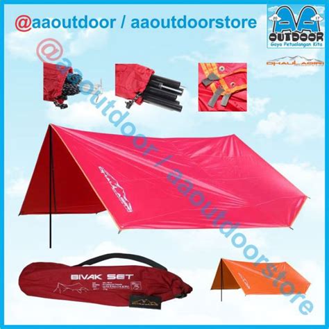 Jual Bivac Set Dhaulagiri Outdoor Flysheet Tenda X M Camping Gunung