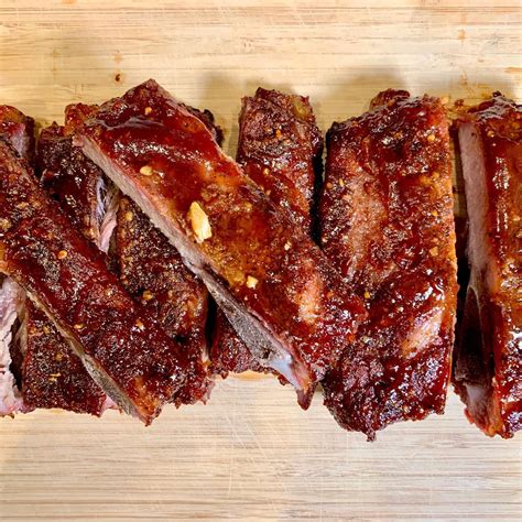 Hickory Smoked Bbq Pork Ribs Straight Off The Kamadojoe Go Great