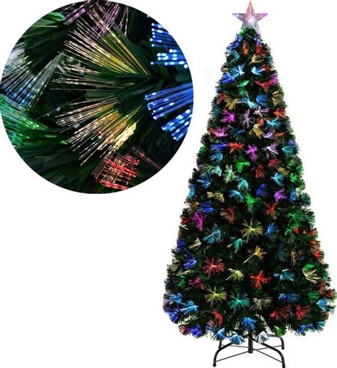 Árbol de Navidad artificial multicolor de fibra óptica LED varias