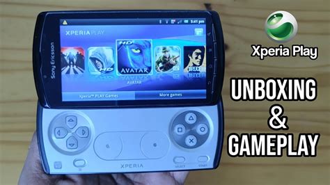 Sony Ericsson Xperia Play Unboxing Gameplay Youtube