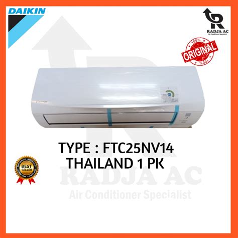 Jual Ac Daikin 1 Pk Ftc25nv14 Standard 1 Pk Unit Indoor And Outdoor Shopee Indonesia