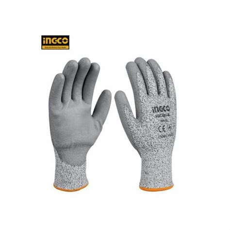 Gants résistants aux coupures et à labrasion INGCO HGCG01 XL Lot