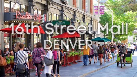 16th Street Mall Vlog Downtown Denver CO Street Tour YouTube