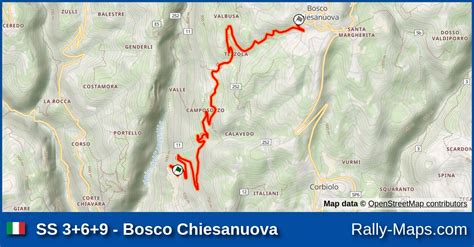 Ss Bosco Chiesanuova Stage Map Lessinia Rally Historic