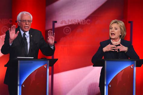 Democratic Debate Hillary Clinton Bernie Sanders Meet Time