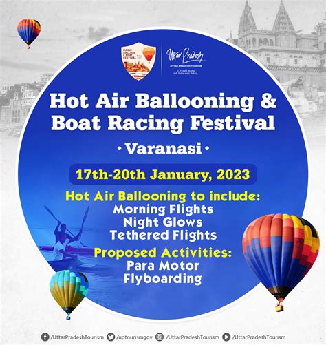 Varanasi Hot Air Balloon And Boat Festival 2023 Kahajaun