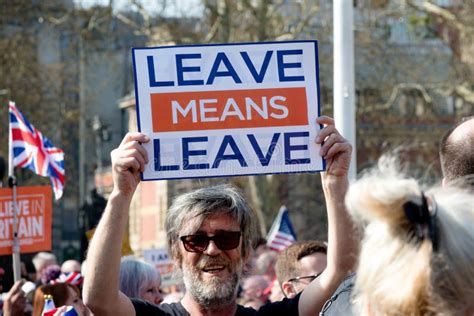 Brexit Day Protest In London Editorial Stock Image Image Of World