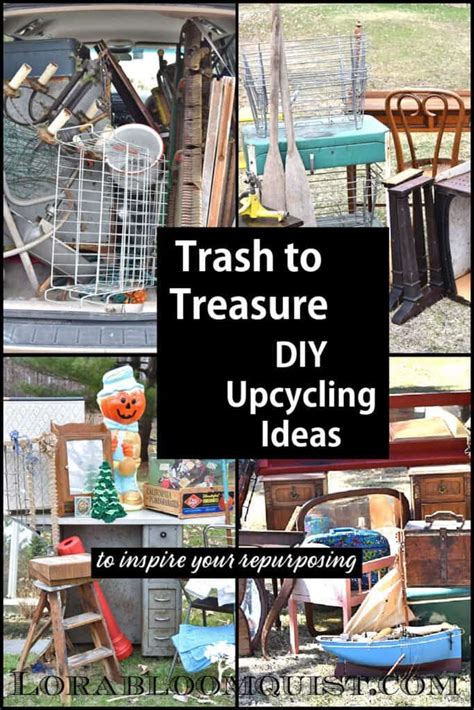 Trash To Treasure Repurposed Vintage Junk Makeovers Upcycled