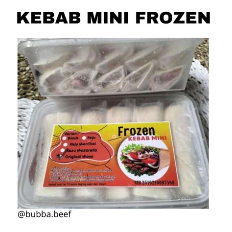 Jual Kebab Mini Frozen Isi 10 Kebab Makanan Khas Turki Kebab Mini