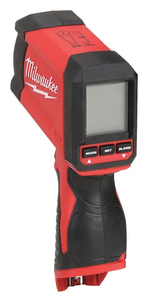 MILWAUKEE INFRARED TEMPERATURE GUN LCD 12 V BATT Infrared