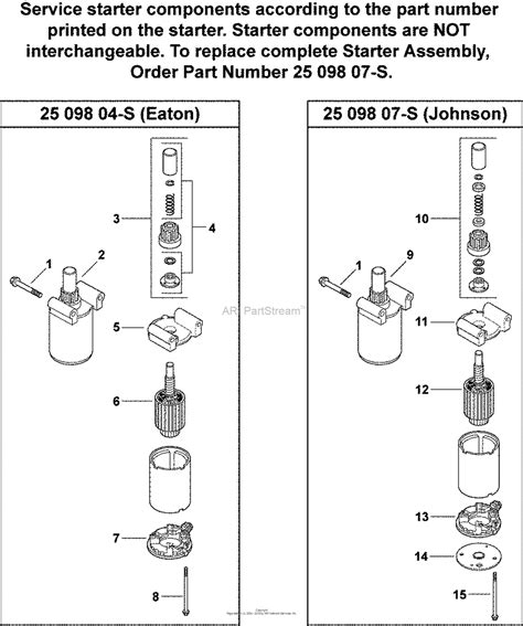 Kohler Cv15 41567 Fhp 15 Hp 11 2 Kw Parts Diagram For Starting System 7 27 38