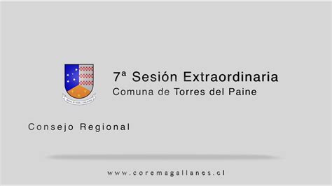 Sesi N Extraordinaria Consejo Regional De Magallanes Comuna