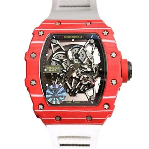 Richard Mille RM35 02 Men Mechanical Transparent Dial Ceramics Bezel