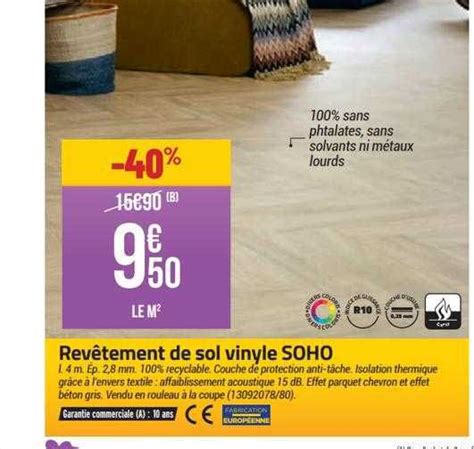 Promo Revêtement De Sol Vinyle Soho chez Bricorama iCatalogue fr