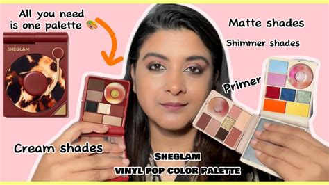 Sheglam Vinyl Pop Color Eyeshadow Palette Review Swatches Sheglam