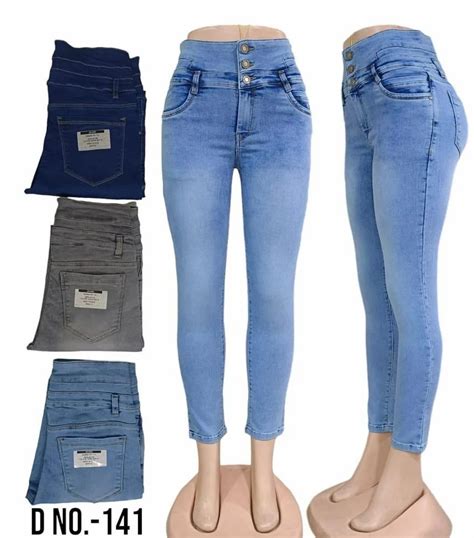 Ladies Light Blue Faded Denim Jeans At Rs 510 Piece Blue Denim Jeans