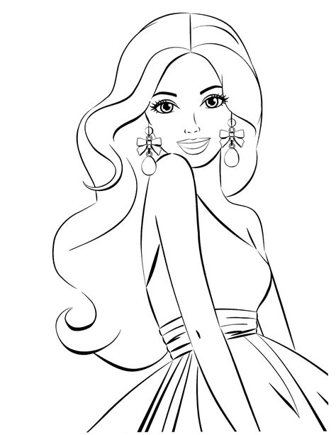 Desenhos Da Barbie Para Pintar Colorir EspaÇo Educar Desenhos Pintar