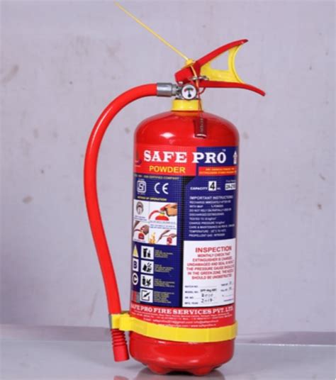 Safe Pro Powder Fire Extinguisher Capacity 4kg At Rs 1800 In Bhadohi