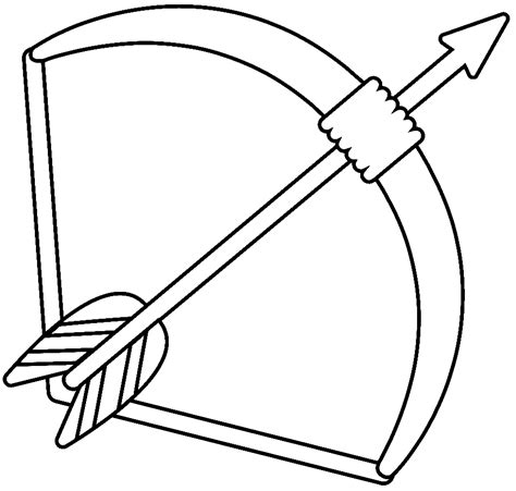 Coloriages Arc Et Fl Ches Coloriages Tir L Arc Coloriages Pour The