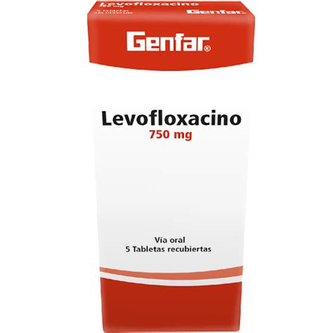 Levofloxacino Genfar 750 Mg Caja X 5 Tabletas