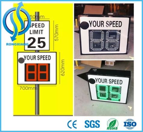 China Custom Solar Radar Speed Limit Sign/Waterprood Speed Limit Sign Can Store Data - China ...