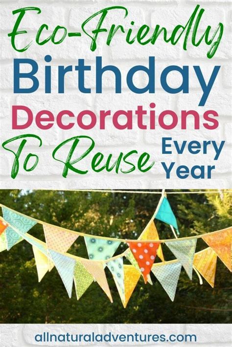 Eco Friendly Birthday Decorations Atelier Yuwa Ciao Jp