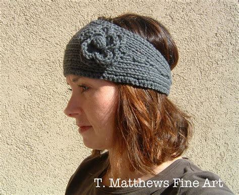 T Matthews Fine Art Free Knitting Pattern Headband Ear Warmer