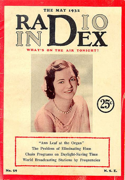 Radio Index Magazine 1932