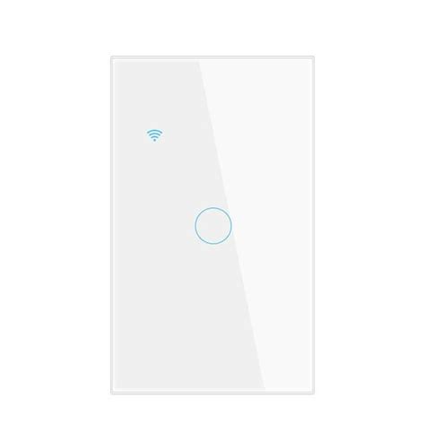 Interrupteur Mural White 1 Gang Interrupteur Mural Tactile Intelligent