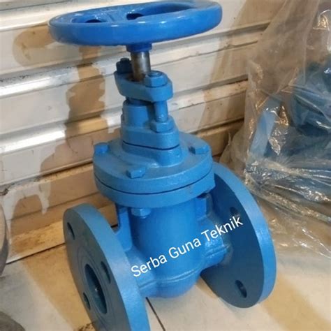 Jual Gate Valve Yone 3 Inch Jis 10k Flange DN 80 Stop Kran Putar Cast