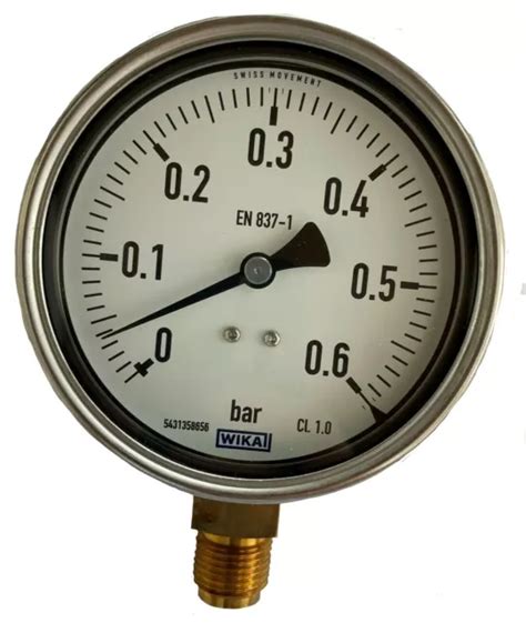 Wika Manometer Bar Zu Verkaufen Picclick De