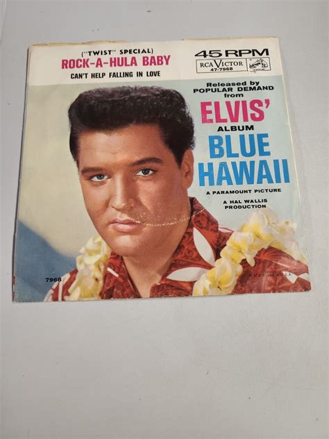 Elvis Presley Rock A Hula Baby RECORD SLEEVE ONLY 45RPM 7 SLV38